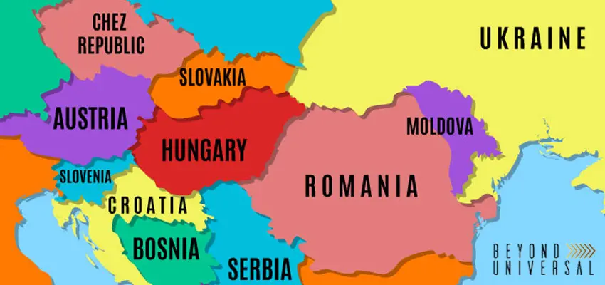 کشورهای همسایه مجارستان
